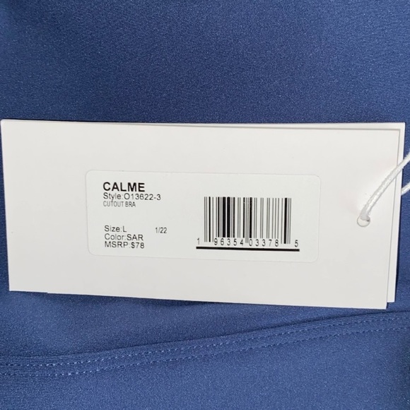 SOLD!!!  Johnny Was CALME Endurance Cut Out Sports Bra & 7/8 High Waist Leggings - Picture 14 of 15